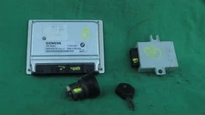 2004 BMW Z4 2.5 MT DME ECU EWS Key Immobilizer Set 7533651