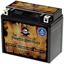 Pirate Battery YTX12-BS Maintenance Free Replacement Battery for ATV,