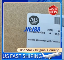 Allen Bradley 2080-L50E-48QVB Micro850 48 I/O EtherNet/IP Controller New