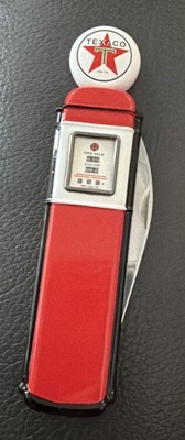 The Franklin Mint  '' THE OFFICIAL TEXACO GASOLINE COLLECTOR KNIFE   New