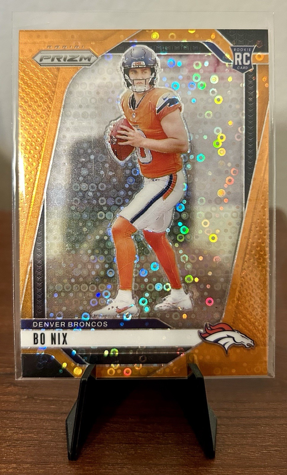 2024 Panini Prizm Football - Bo Nix #309 Denver Broncos Disco Prizm (RC)