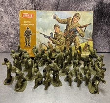 Airfix 1/32 WWll British Commands X31 Figures - Boxed - VGC 
