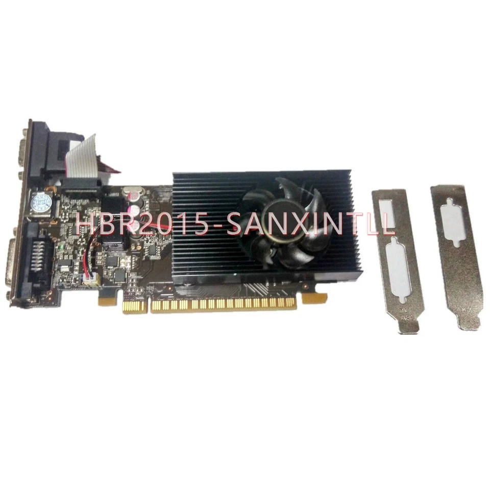 Video Game Graphics Card NVIDIA GeForce GT730 2GB DDR3 DVI VGA HDMI PCI-E - Image 3 of 4