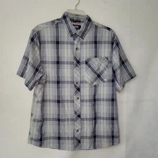 Alaskan Hardgear by Duluth Trading Co Shirt Mens M Plaid Untucked Relaxed Fit