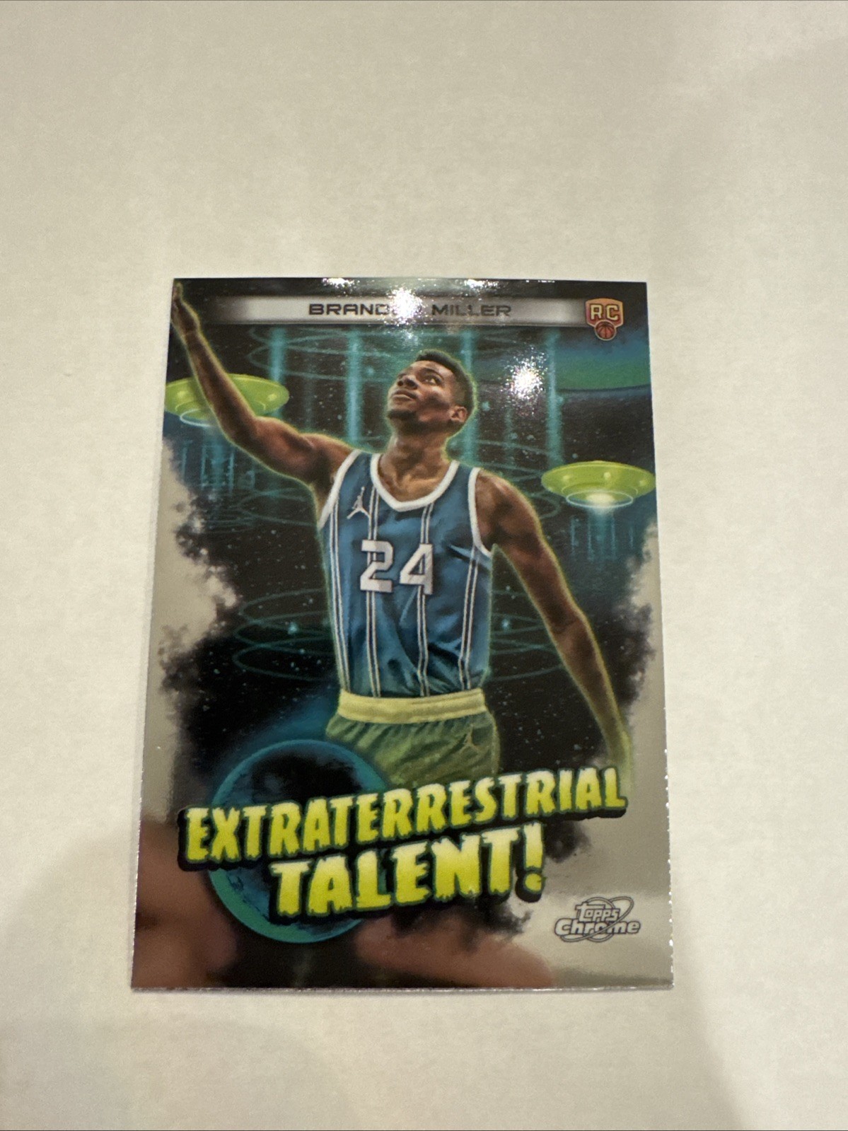 2023-24 Topps Cosmic Chrome - Extraterrestrial Talent Brandon Miller #ET-19 (RC)