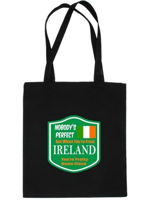 Perfect If Your From Ireland Cotton Tote Shopper Tasche Irish Fan Present