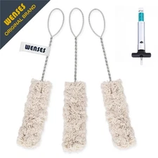 Wenses Original Tire Lube Brush Swab Set (3-Pack) + Tread Depth Gauge