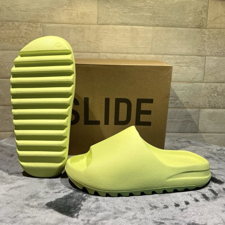 Adidas Yeezy Sandalia “Verde Brillante” Slide Talla 12 Foto 2 de 4