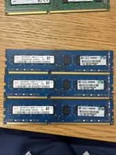 LOT OF 3 Hynix PC3-10600 (DDR3-1333) 4 GB DIMM 1333 MHz PC3-10600 DDR3 SDRAM