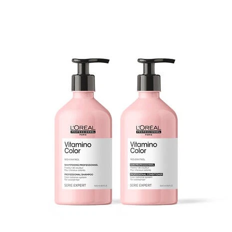 Loreal Vitamino Colors Shampoo and Conditioner 16.9 oz DUO KIT 2 pcs - Image 2 of 3