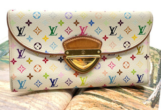 Auth LOUIS VUITTON M93736 Monogram Multicolore Portefeuille Eugenie Wallet 8735
