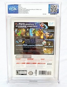 SUPER MARIO GALAXY Nintendo Wii 2011 Graded Sealed CGC 8.5 A+ SMB 1st Print GOOD