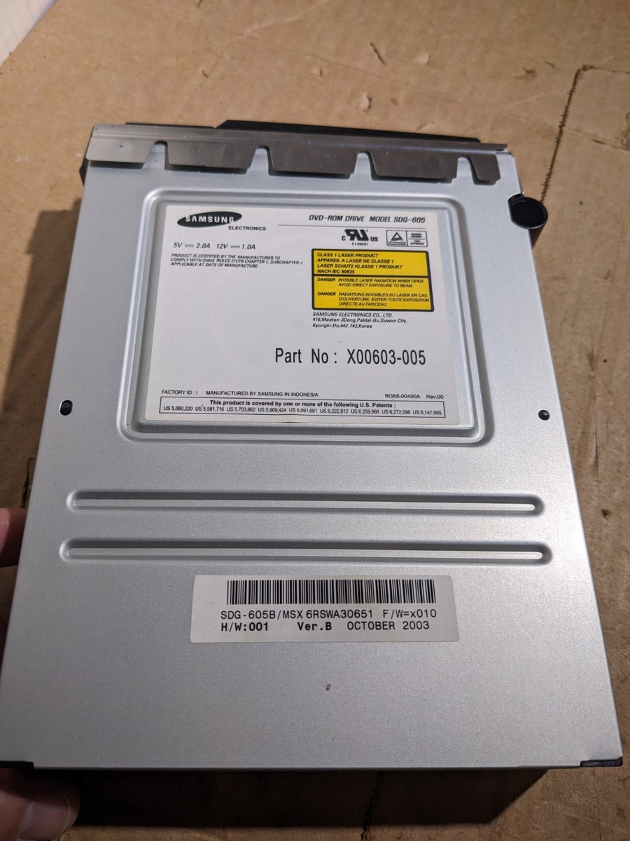 Samsung DVD-ROM Drive - OG Xbox - SDG-605 - X00703-005