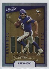 2021 Panini Prestige Franchise Favorites Kirk Cousins #15 e9p