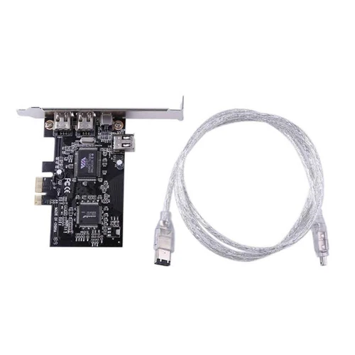 PCIe 4 Port (3X 6Pin+1X 4Pin) Firewire 800 IEEE 1394 Adapter Card High4899