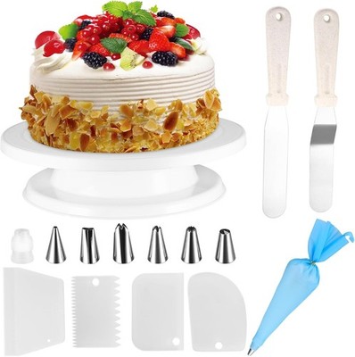 Praktisches Torten Deko Kit mit glatter Rotation und langlebiger Qualität