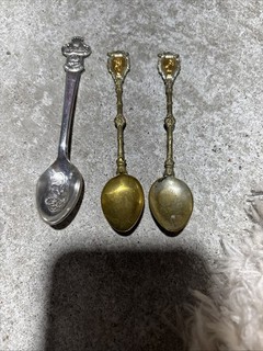 Rolex Bucherer Watches Novelty Souvenir Spoon Silver Tone (Lot of 3 Pieces)