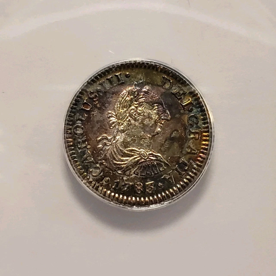 1783 Mo Mexico 1/2 Real - El Cazador ANACS Prime Shipwreck Effect - SKU-F9147 - Image 3 of 4