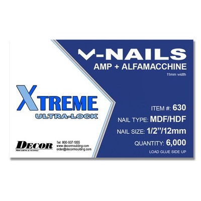 F|S Framer Supply 1/2'' 12mm V-Nails for Framing   Hardened Steel, Precise Fit...