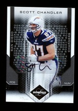 2007 Leaf Limited Scott Chandler Autograph San Diego Chargers /299 RC