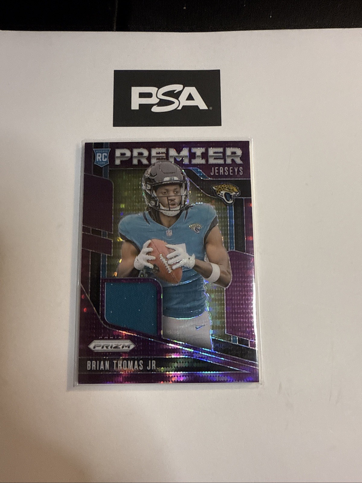 2024 Prizm - Premier Jerseys Brian Thomas Jr. #PJ-BTJ Purple Pulsar Prizm