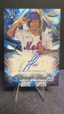 2025 Topps Chrome Sapphire - Sapphire Selections Luisangel Acuna RC Auto #SSA-LA