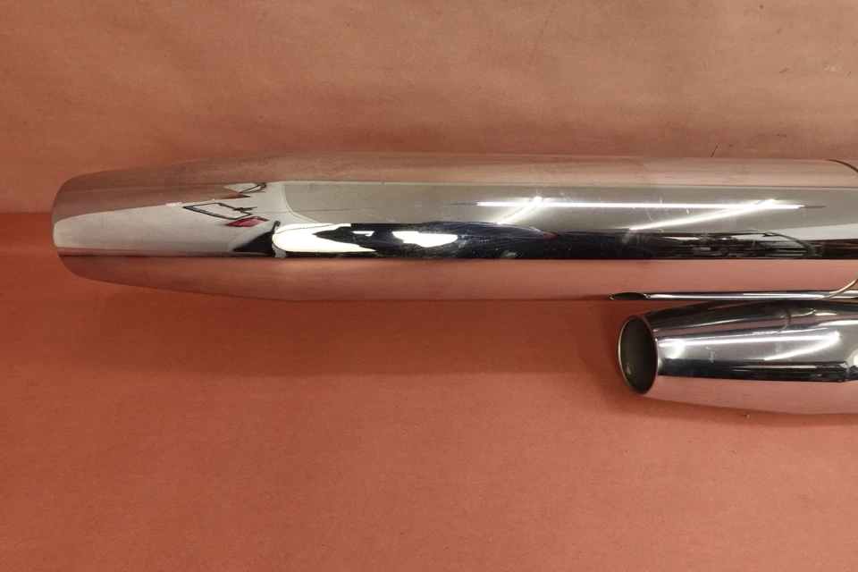 Silenciador de tubo de escape clásico Yamaha V Star 650 XVS650 1998-2015 Foto 3 de 4