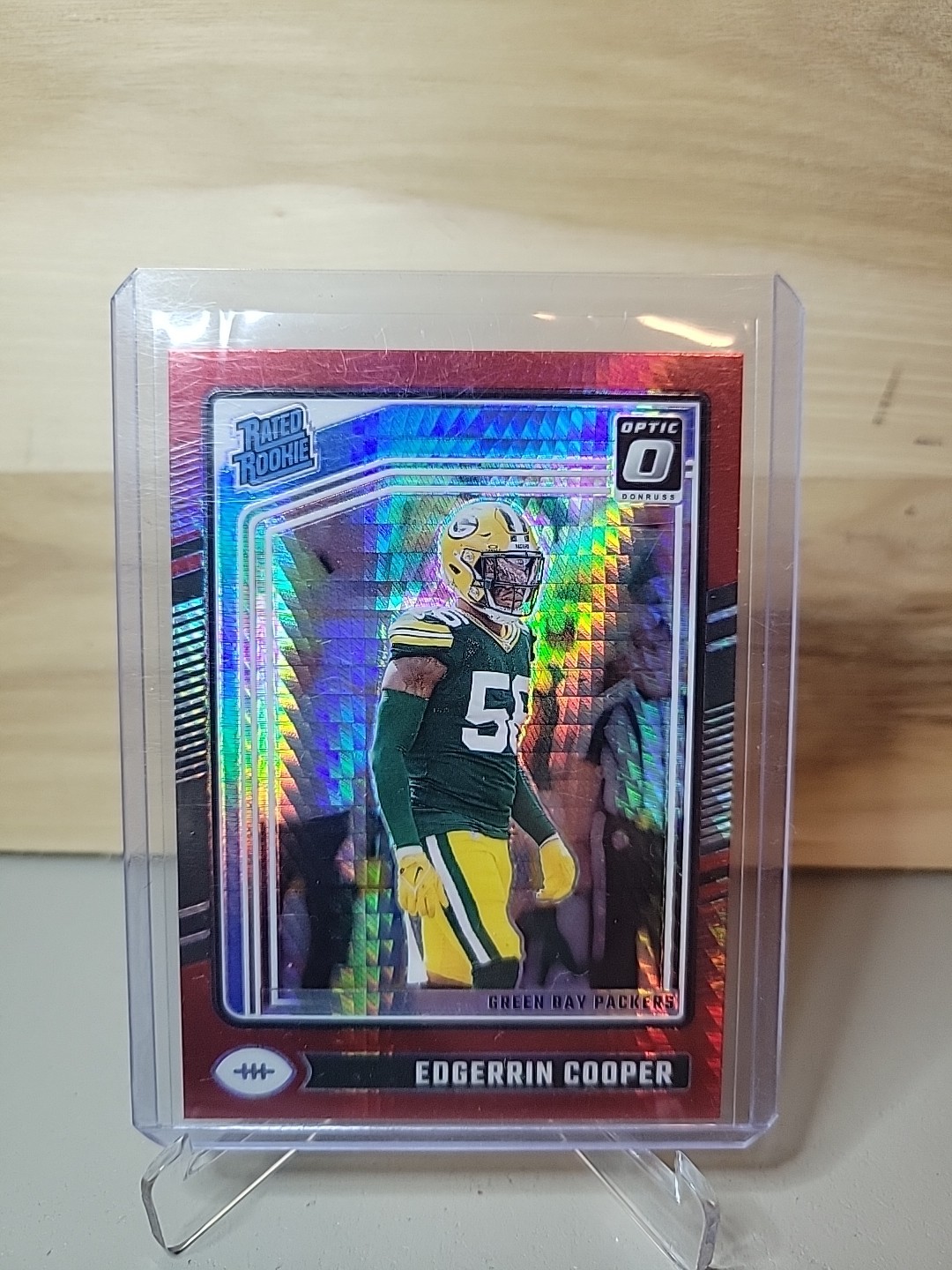 2024 Panini Donruss Optic Rookie Edgerrin Cooper #231 Red Hyper Prizm (RC)