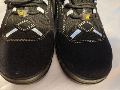 Elten Sportics Portics Pro Safety Work Shoes Fuel Resistant Antistatic, Black
