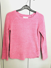 Pink Republic Girls Sweater Pink Knit Crew Neck Long Sleeve  COZY Soft M 10/12