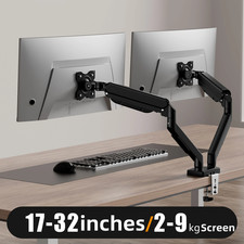 Dual Monitor Mount for 13   32  Screens, Adjustable Dual Monitor Stand, with 180 