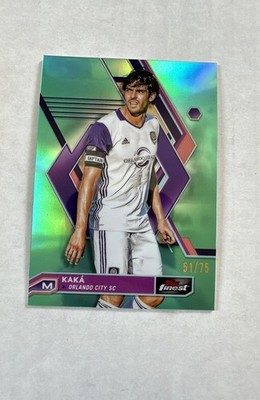 2023 Topps Finest MLS - Extended Set Kaka #106 Aqua Refractor /75