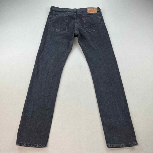 Levis 510 Jeans Mens 33x32 Black Denim 
