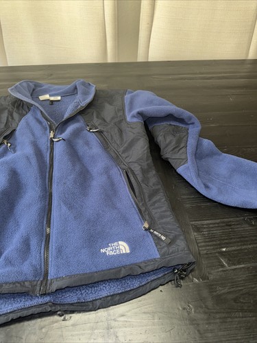 Vintage 90s North Face Gore Windstopper Fleece Jacket Mens M Navy/Charcoal - Picture 3 of 10