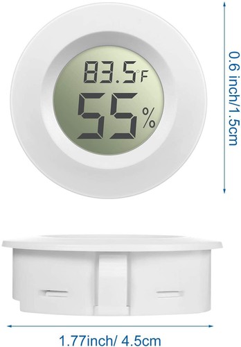Digital LCD Indoor Temperature Thermometer Humidity Meter Fahrenheit Hygrometer - Picture 24 of 24