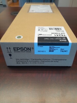EPSON BLACK ULTRACHROME INK Cartridge T6241 GS6000  EXP 02/11/2021