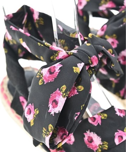 PRADA Espadrilles BlackxPink(Flower Pattern) EU35(Approx. 21.5cm) 2200547531267 - Picture 7 of 8