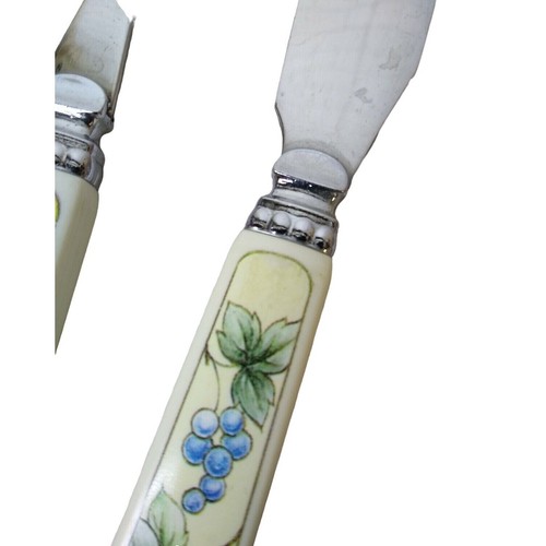 Garden Harvest By Mikasa Flatware Service For One 5pc Set Forks Spoons Knife - Picture 3 of 9