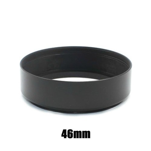 Black Screwed Lens Hood for Canon/Nikon 40.5/43/46/49/52/55/58/62/67/72mm - Picture 8 of 15
