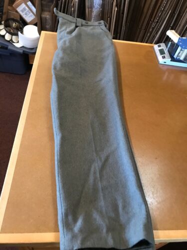 Vintage East German NVA Military Pants Flannel Wool Trousers - Picture 9 of 13