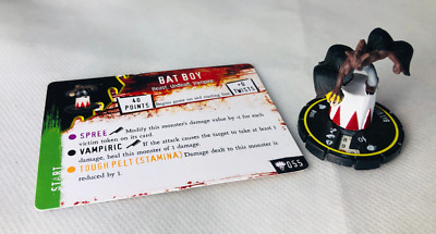 HorrorClix Bat Boy #055 gelb Figur Modell Vintage Horror Clix
