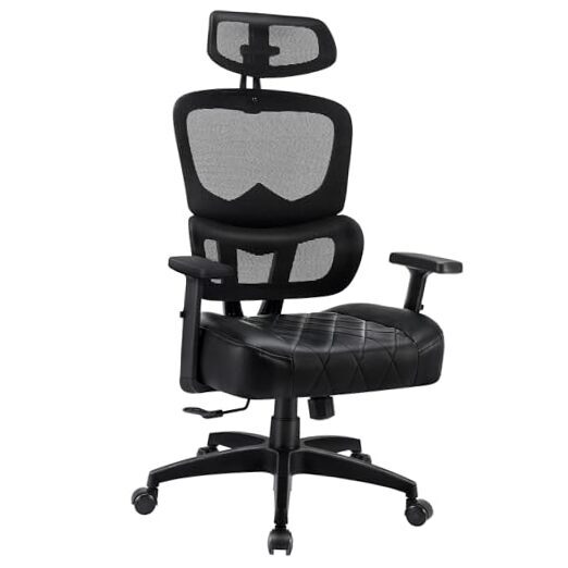 Swivel Ergonomic High Back Mesh Office Chair with Adjustable Headrest
