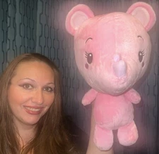 Ni Hao Ki Lan LuLu Rhino Pink Purple Viacom Fisher Price Plush Big 15” Toy Lovey