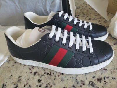 gucci ace signature sneakers