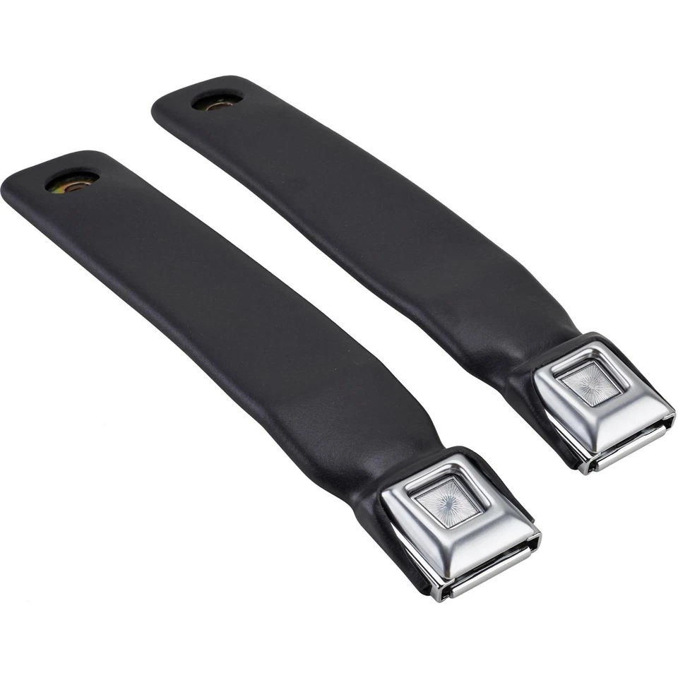 Morris MCSBGM-1-BK Kit de cinturón de seguridad de 3 puntos, 67-69 Camaro, delantero Foto 2 de 4