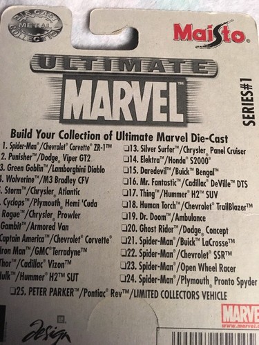Maisto Ultimate Marvel Die Cast Collection Thor Cadillac - Bild 11 von 12