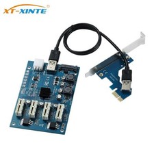 Expansion To to Card Riser PCI-E 15Pin PCIe Riser 1X Express PCIE Card Adapter 1