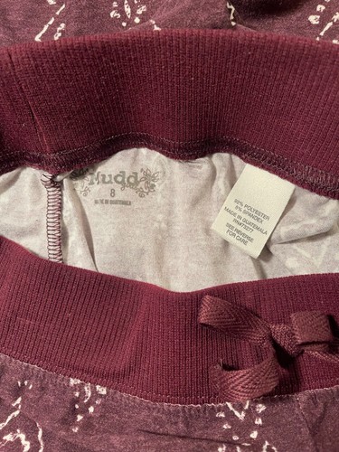 MUDD SUPER SOFT GIRLS LOUNGE PANTS SIZE 8 NWT - Picture 3 of 4
