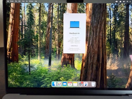 512 GB 16 GB 10-Core MacBook Air 13 in 2022 Silver/Apple M2 3.49 GHz, AppleCare+ - Picture 6 of 6