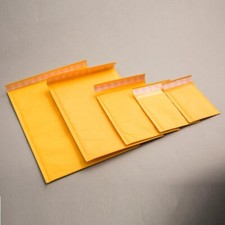 GOLD PADDED BUBBLE ENVELOPES POSTAL BAGS - WRAP - VARIOUS QUANTITES - ALL SIZES 